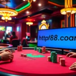 Experience the excitement of gambling at https://f8beta2.support/ with a lively poker game and vibrant casino setting.