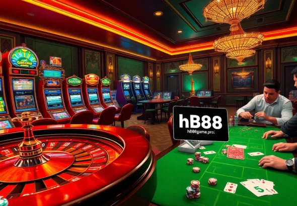 Experience the thrill of gambling at https://hb88game.pro/ with exciting slot machines and poker tables.