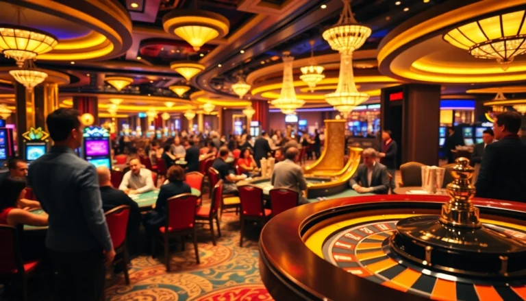 Experience the thrill of casino games like blackjack and roulette at https://789f.living/ with vibrant players enjoying their stakes.