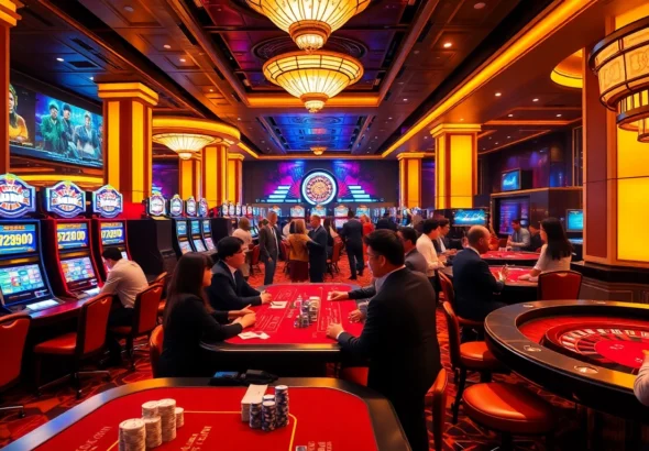 Experience the vibrant live casino atmosphere of tập đoàn okwin, featuring engaging dealers and exciting gameplay.