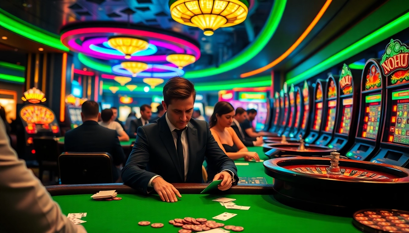 No hu players heat up the casino with thrilling poker games and vibrant slots.